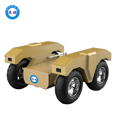 防爆四輪驅動有減震差速轉向底盤5